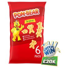 Pom Bear Original Multipack Crisps 6 Pack