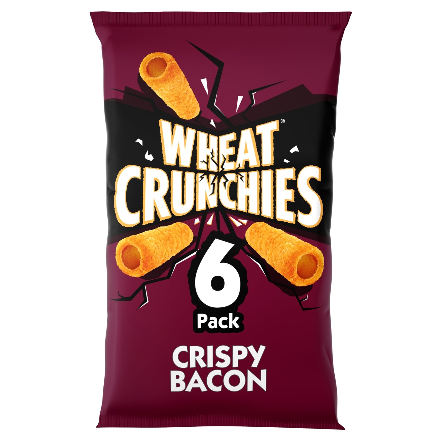 Wheat Crunchies Bacon Multipack Crisps 6 pack
