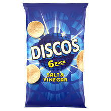 Discos Salt & Vinegar Multipack Crisps 6 Pack