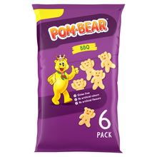 Pom Bear BBQ Multipack Crisps 6 Pack
