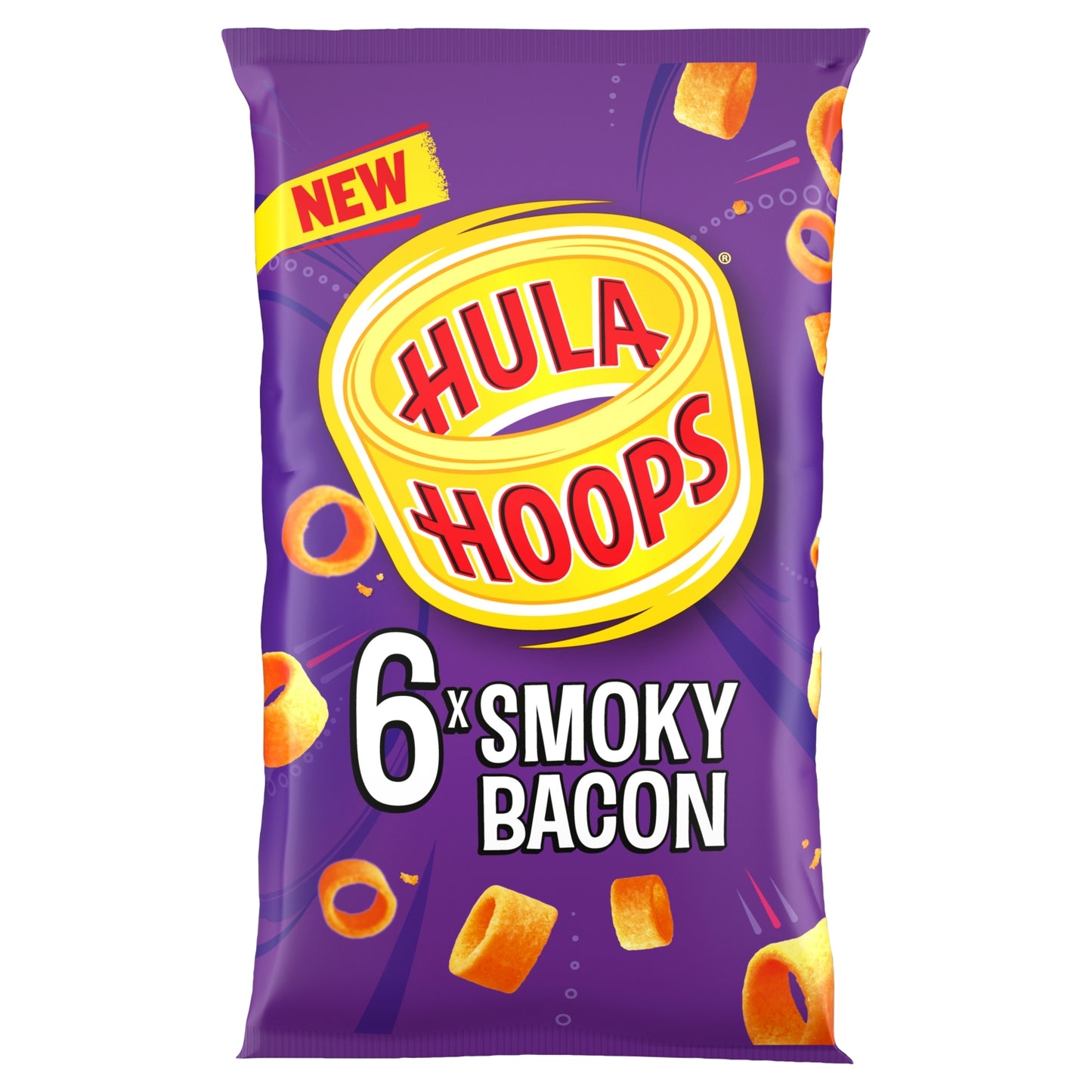 Hula Hoops Smoky Bacon Multipack Crisps 6 Pack SRP