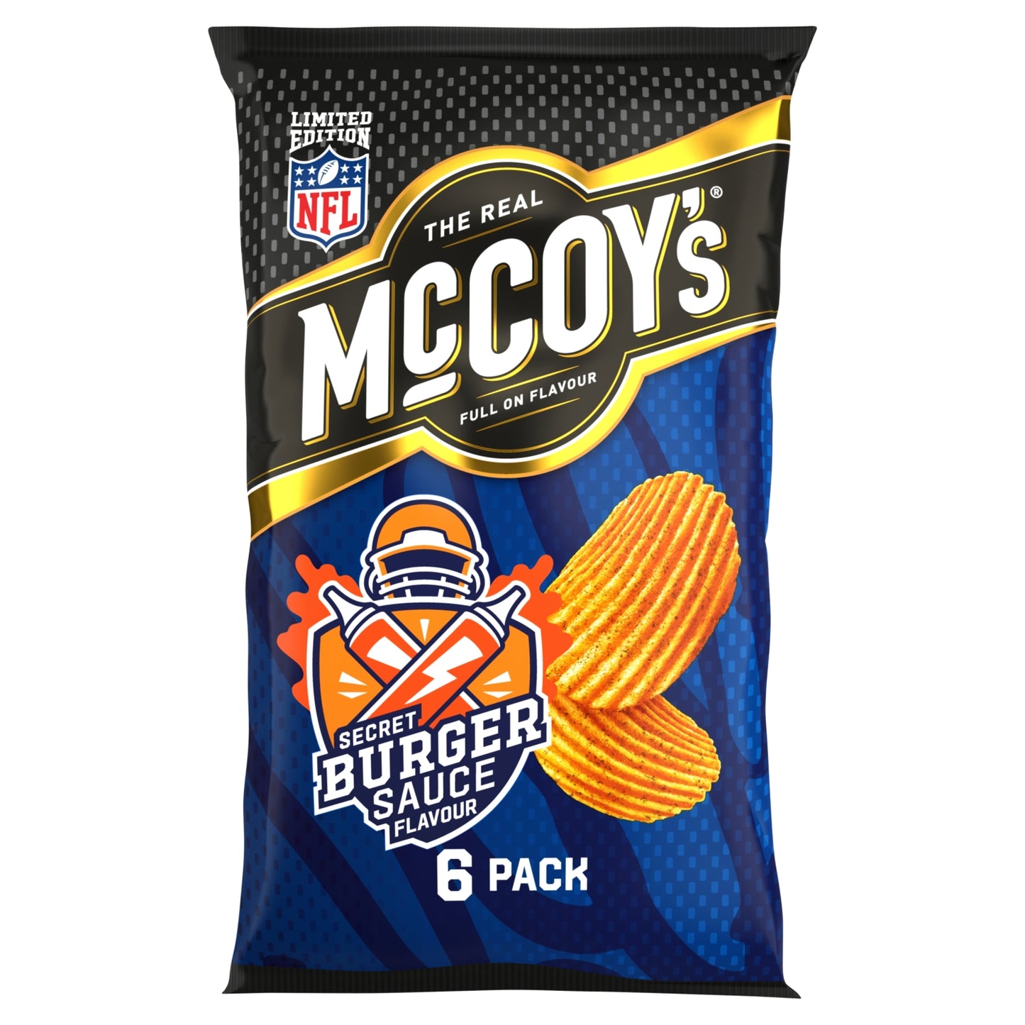 McCoy's Secret Burger Sauce Multipack Crisps 6 Pack