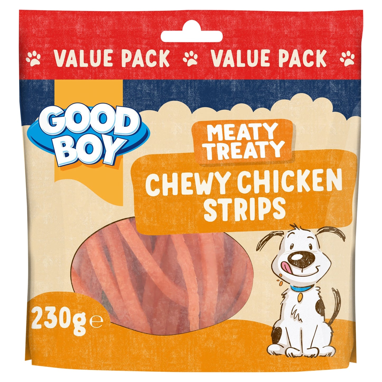 Good Boy Meaty Treaty Chewy Chicken Strips 230g
