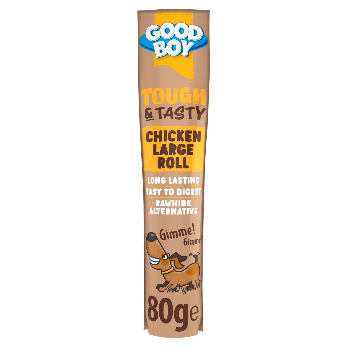 Good Boy Tough & Tasty Dog Treats Large Roll 80g