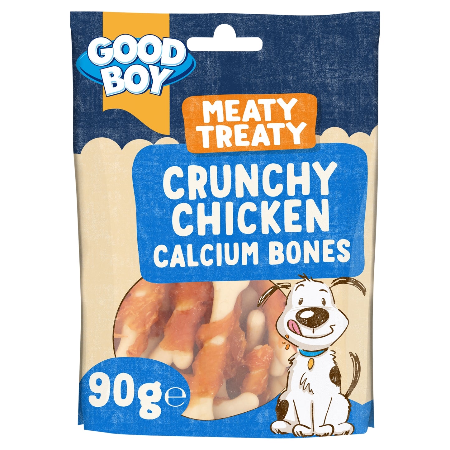 Good Boy Meaty Treaty Crunchy Chicken Calcium Bones 90g