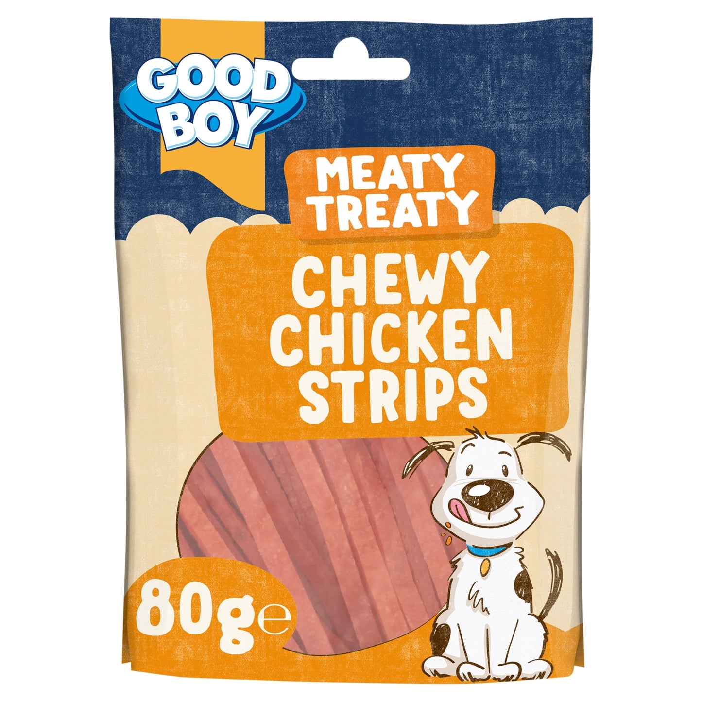 Good Boy Meaty Treaty Chewy Chicken Strips 80g