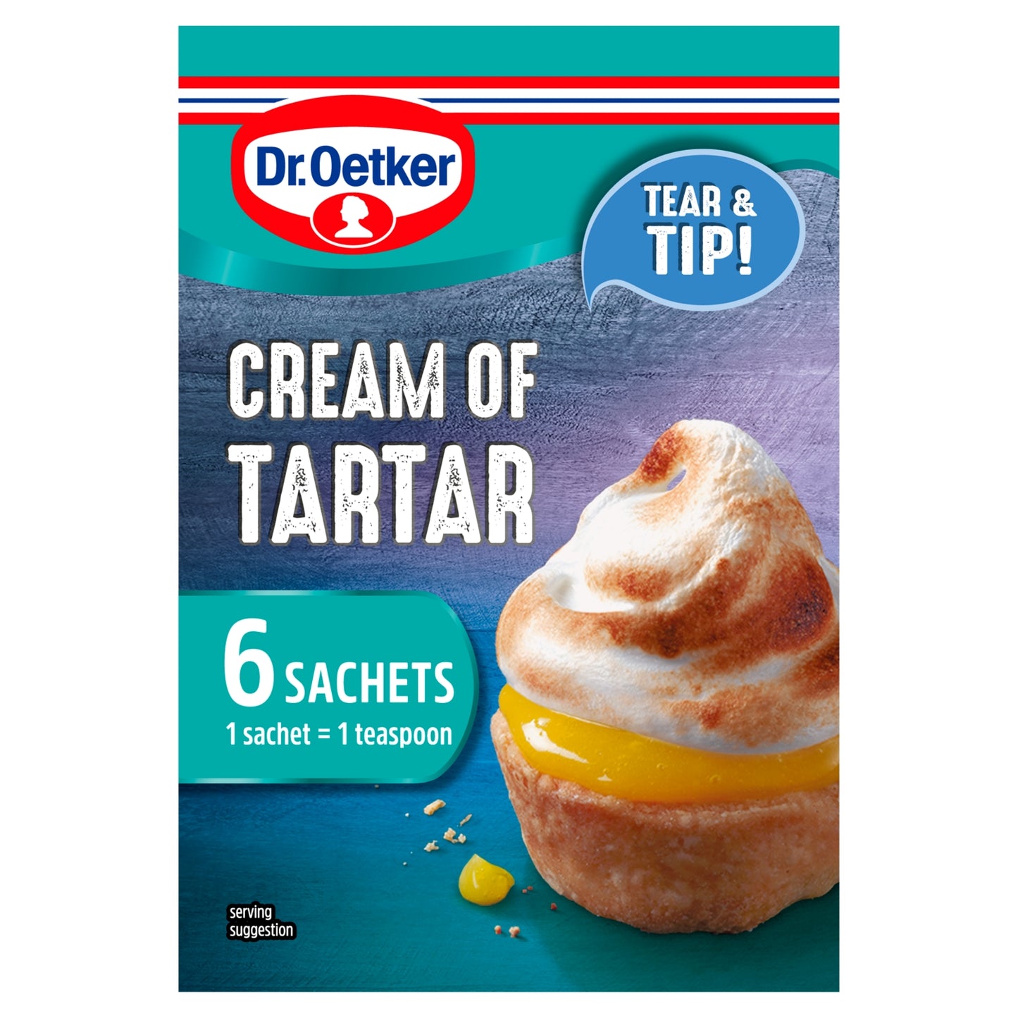 Dr. Oetker Cream of Tartar Sachet 6 x 5g