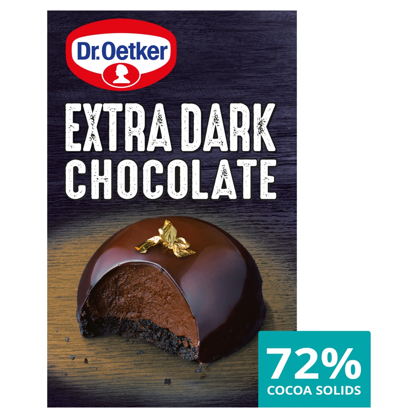 Dr Oetker Extra Dark Chocolate Bar 100g