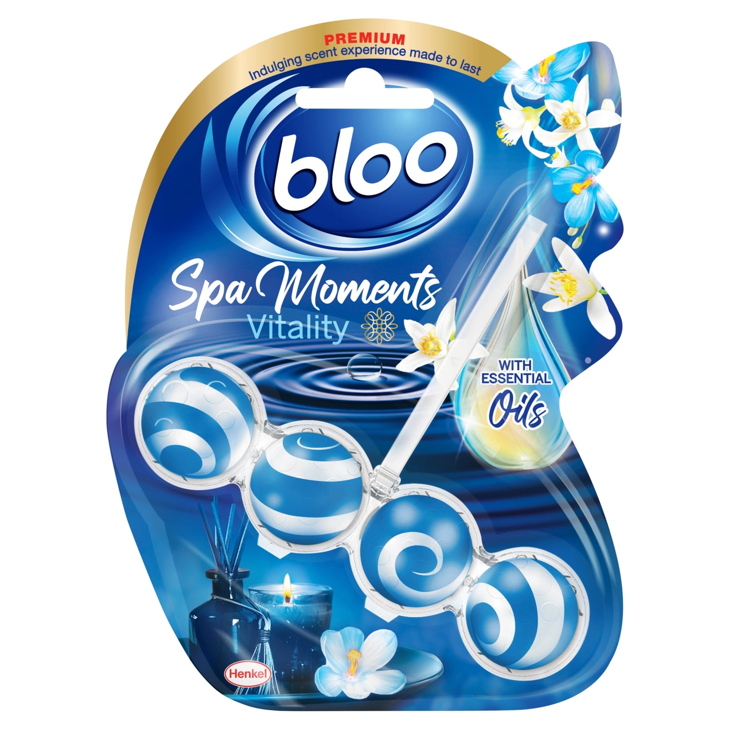 Bloo Spa Moments Toilet Rim Block - Vitality 50g