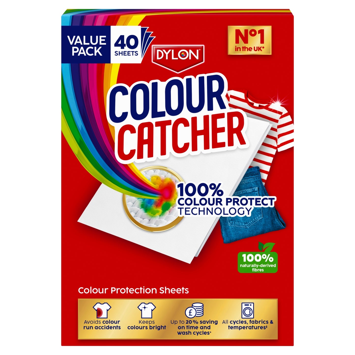 Dylon Colour Catcher Protection 40 Laundry Sheets