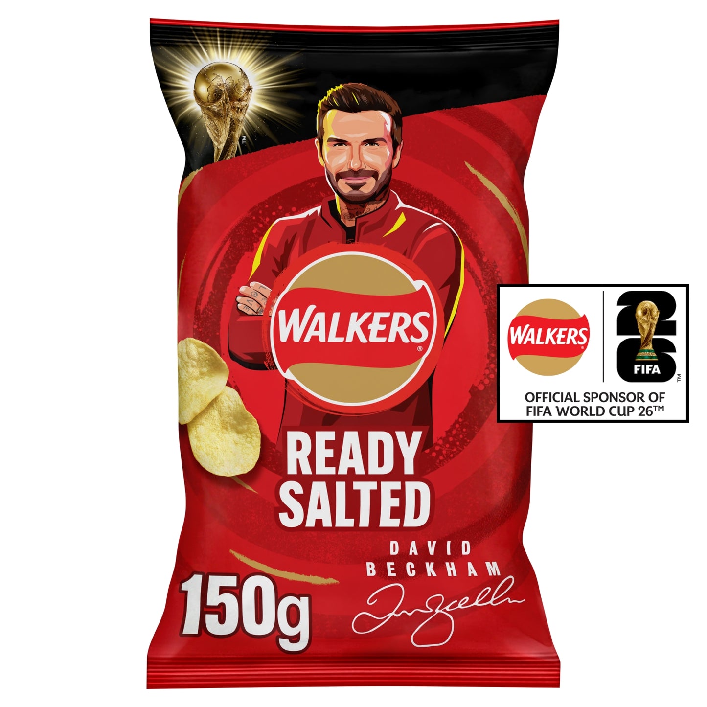 Walkers Ready Salted Sharing Crisps 150g