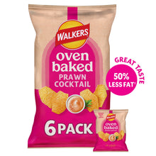 Walkers Baked Prawn Cocktail Multipack Crisps 6 x 22g