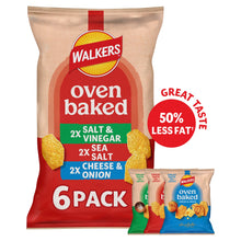 Walkers Baked Snacks Variety Multipack Crisps 6x22g