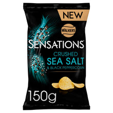 Walkers Sensations Salt & Black Peppercorn Sharing Crisps 150g