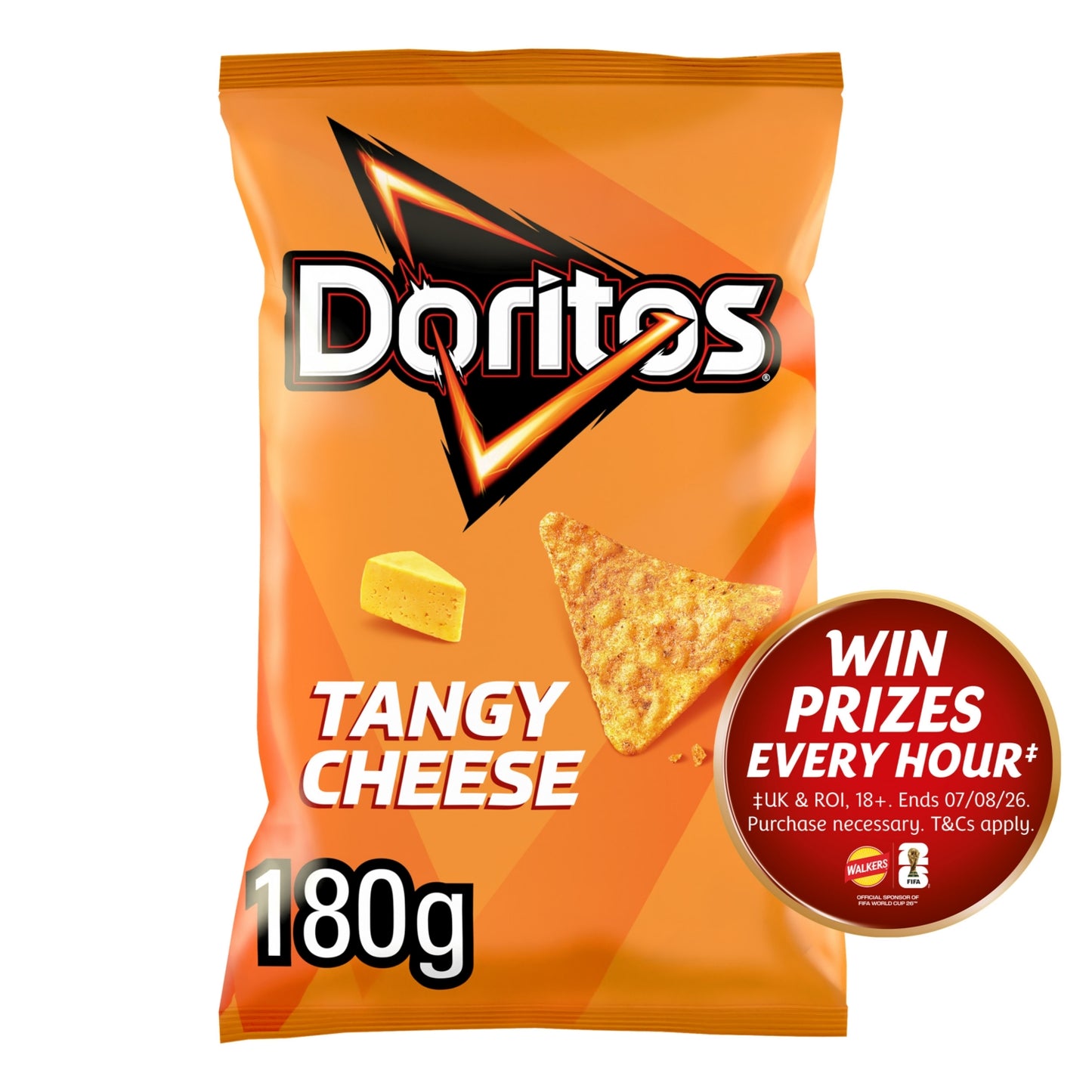Doritos Tangy Cheese Tortilla Chips Sharing Crisps 180g