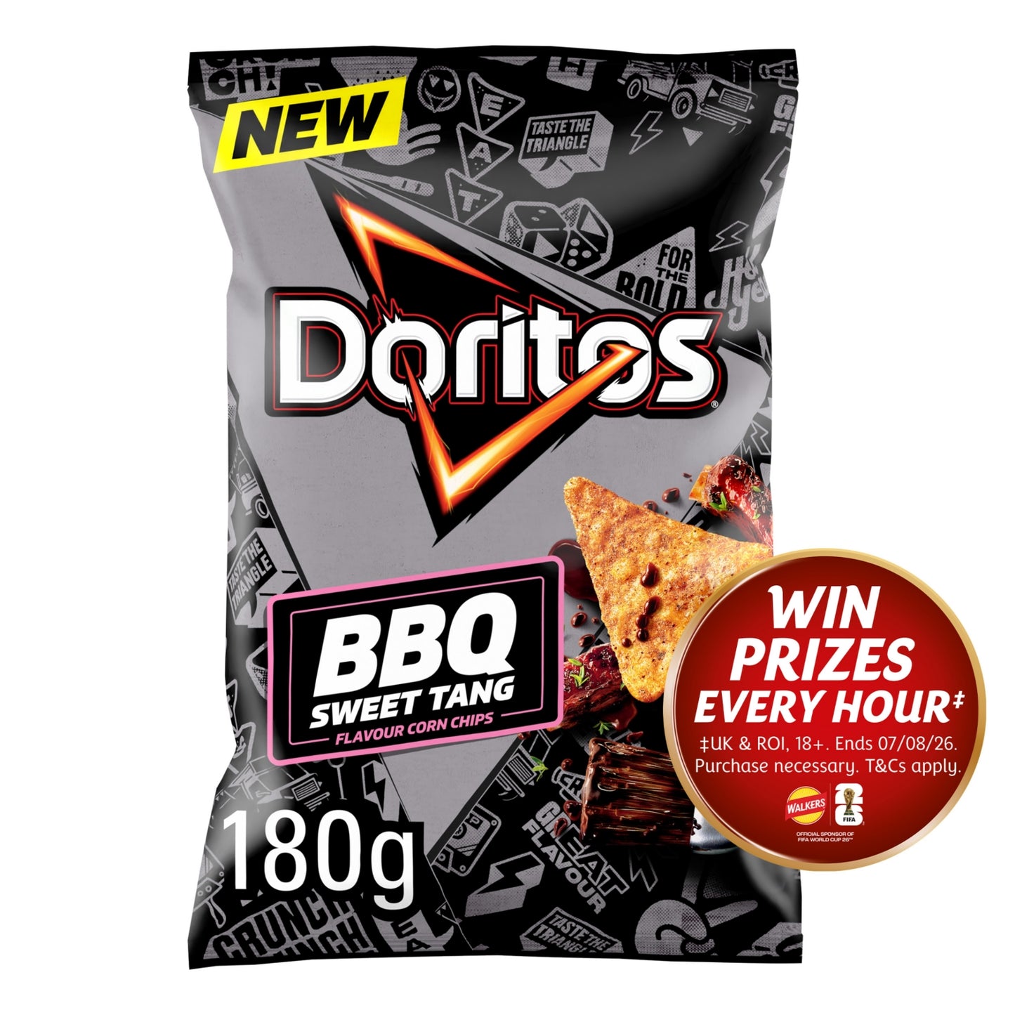 Doritos Sweet BBQ Tortilla Chips Sharing Bag Crisps 180g
