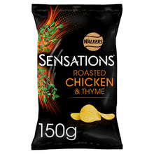Walkers Sensations Roasted Chicken & Thyme Sharing Crisps 150g