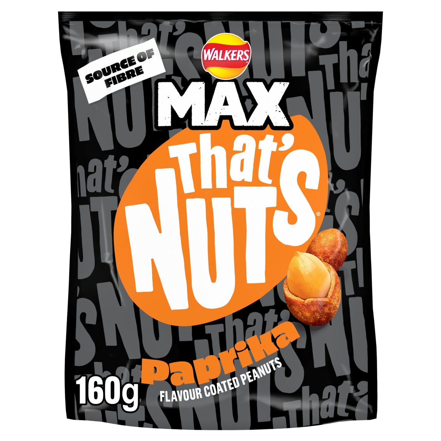 That’s Nuts Walkers Max Paprika Sharing Coated Peanuts 160g