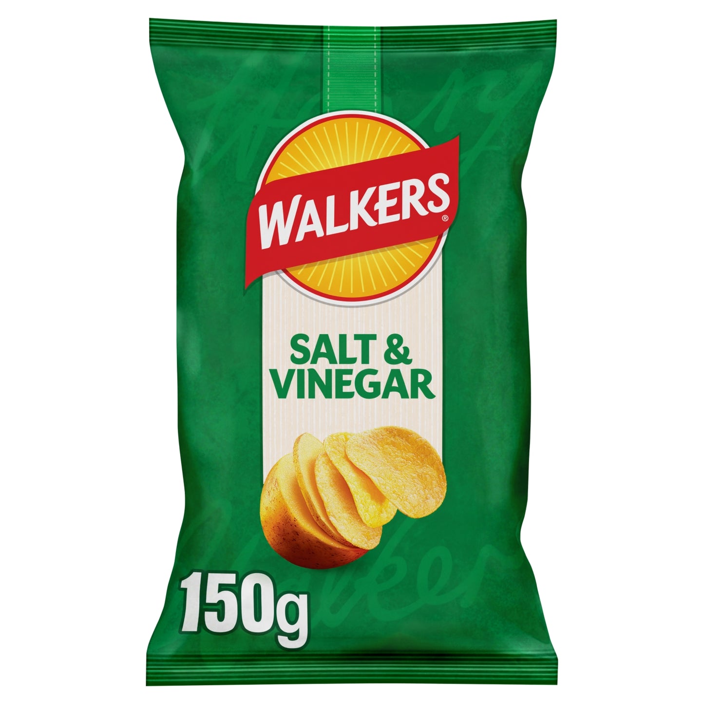 Walkers Salt & Vinegar Sharing Crisps 150g