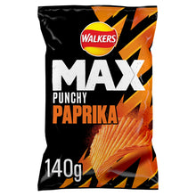 Walkers Max Punchy Paprika Sharing Crisps 140g
