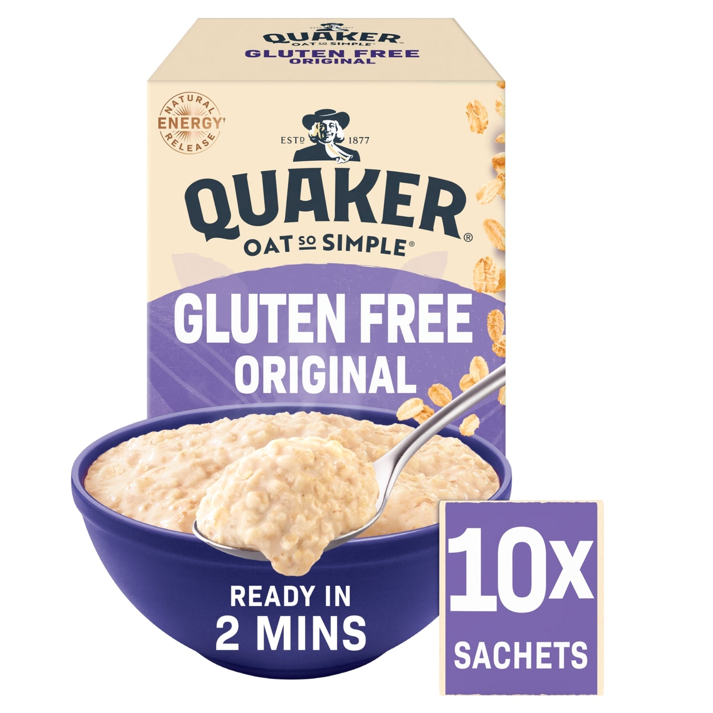 Quaker Oat So Simple Gluten Free Porridge Cereal Sachets 10 x 35g