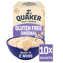 Quaker Oat So Simple Gluten Free Porridge Cereal Sachets 10 x 35g