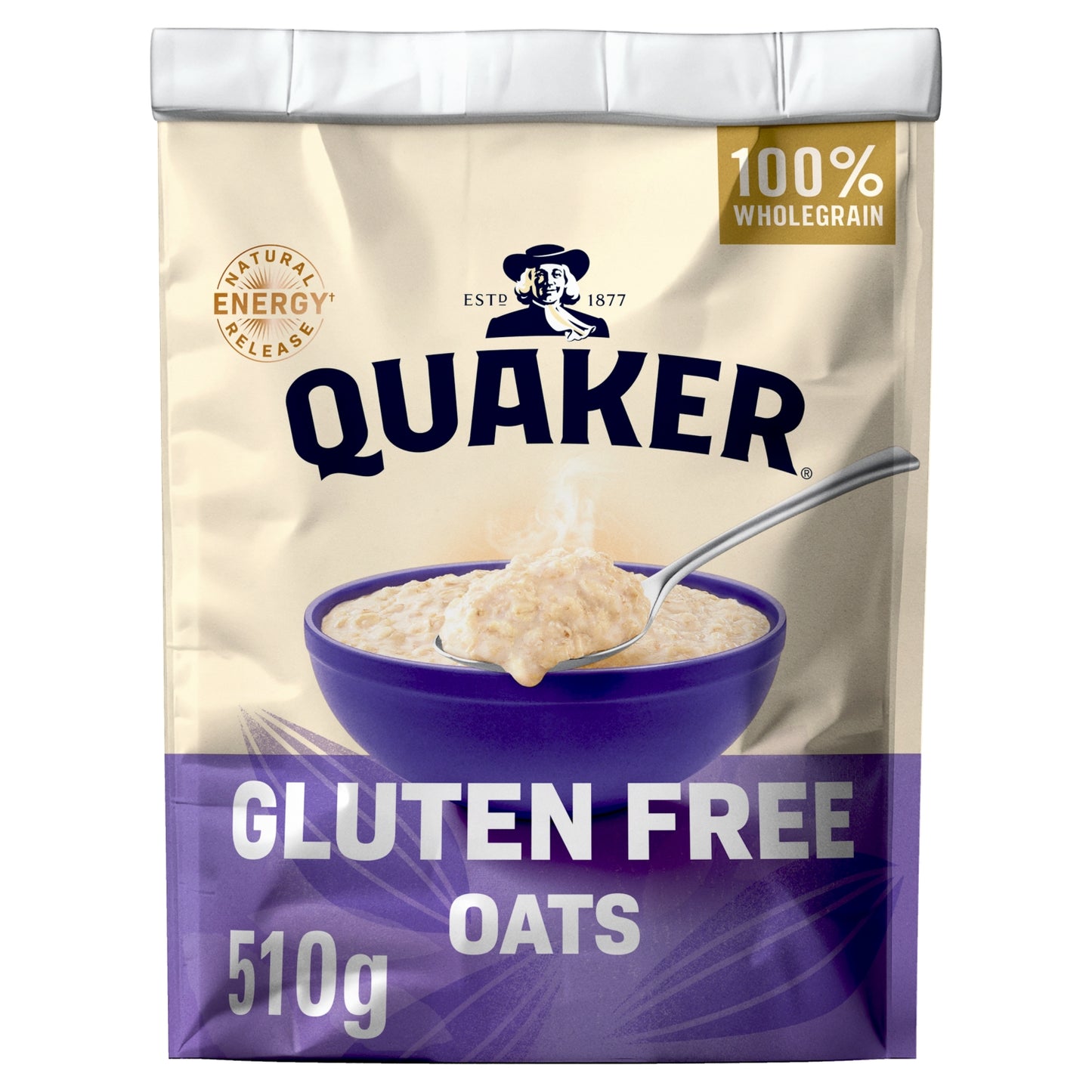 Quaker Oat So Simple Gluten Free Porridge Oats Cereal 510g