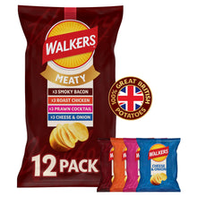 Walkers Meaty Variety Multipack Crisps 12x25g