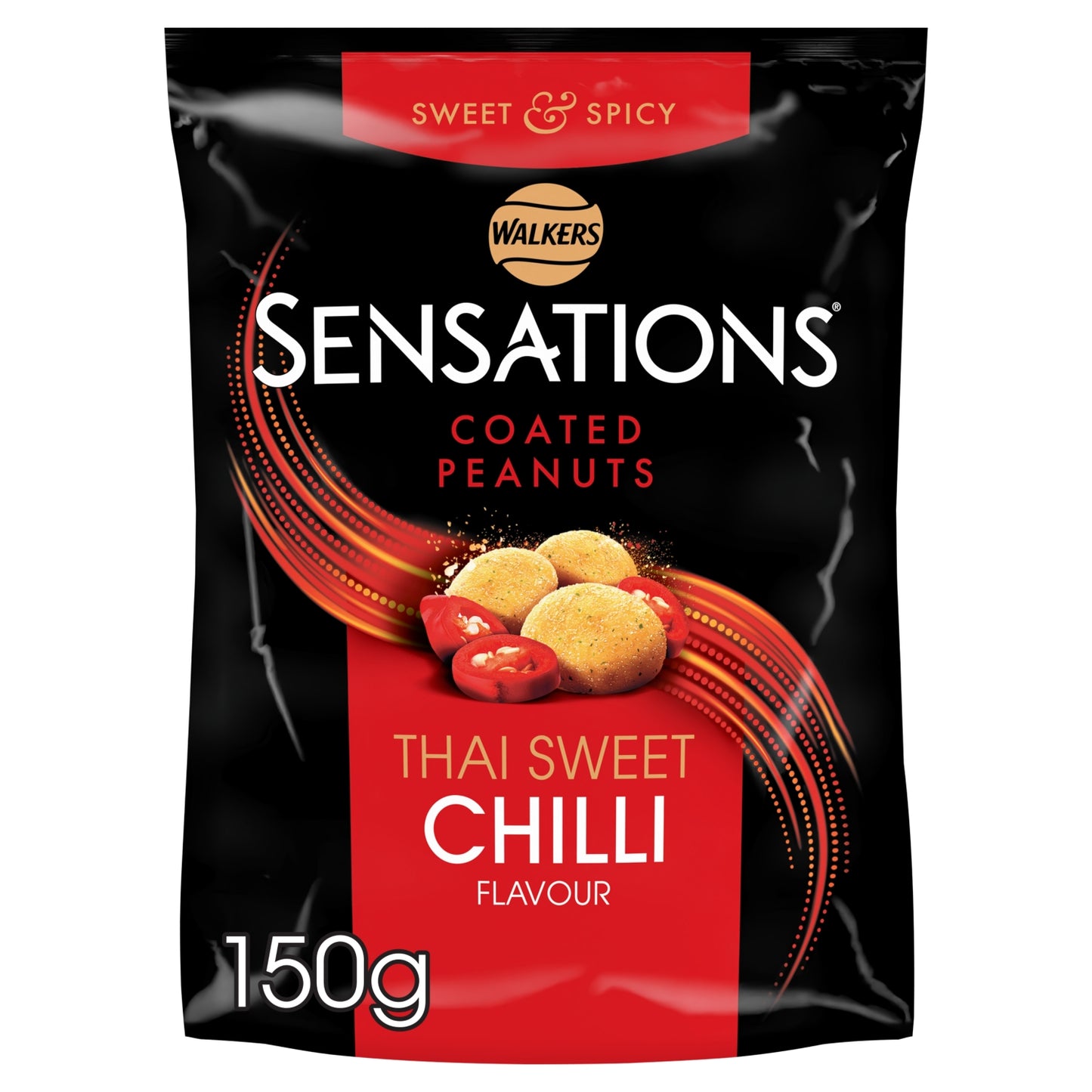 Sensations Thai Sweet Chilli Coated Sharing Peanuts 150g
