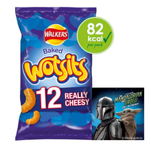 Walkers Wotsits Cheese Multipack Snacks Crisps 12x16.5g