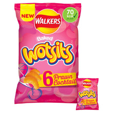 Walkers Wotsits Prawn Cocktail Multipack Crisps 6X13.5g