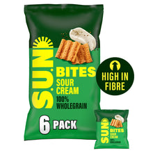 Sunbites SUN Bites Sour Cream Snacks Multipack Crisps 6x25g