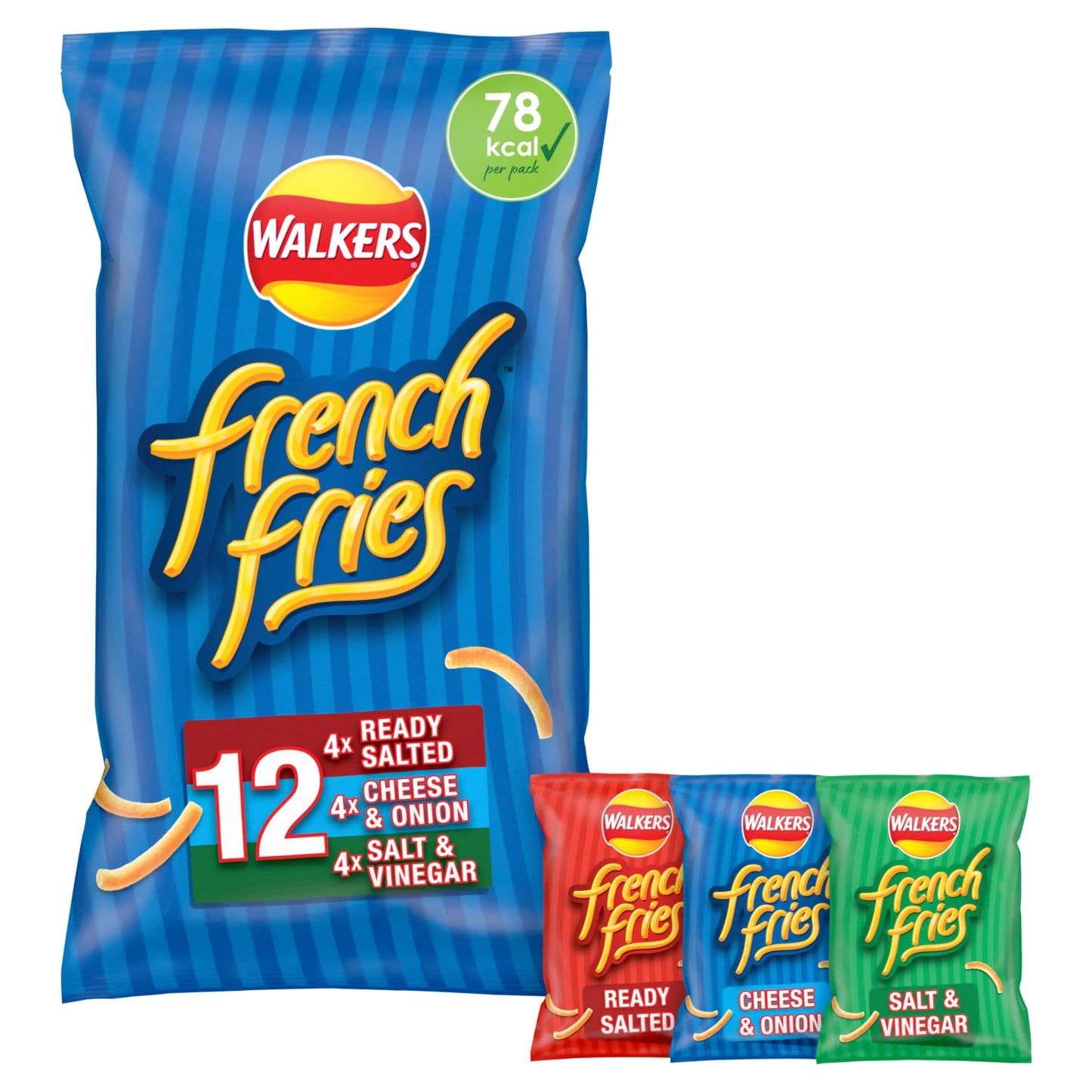 Walkers French Fries Variety Multipack Snacks 12x18g