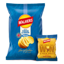 Walkers Cheese & Onion Multipack Crisps 12x25g
