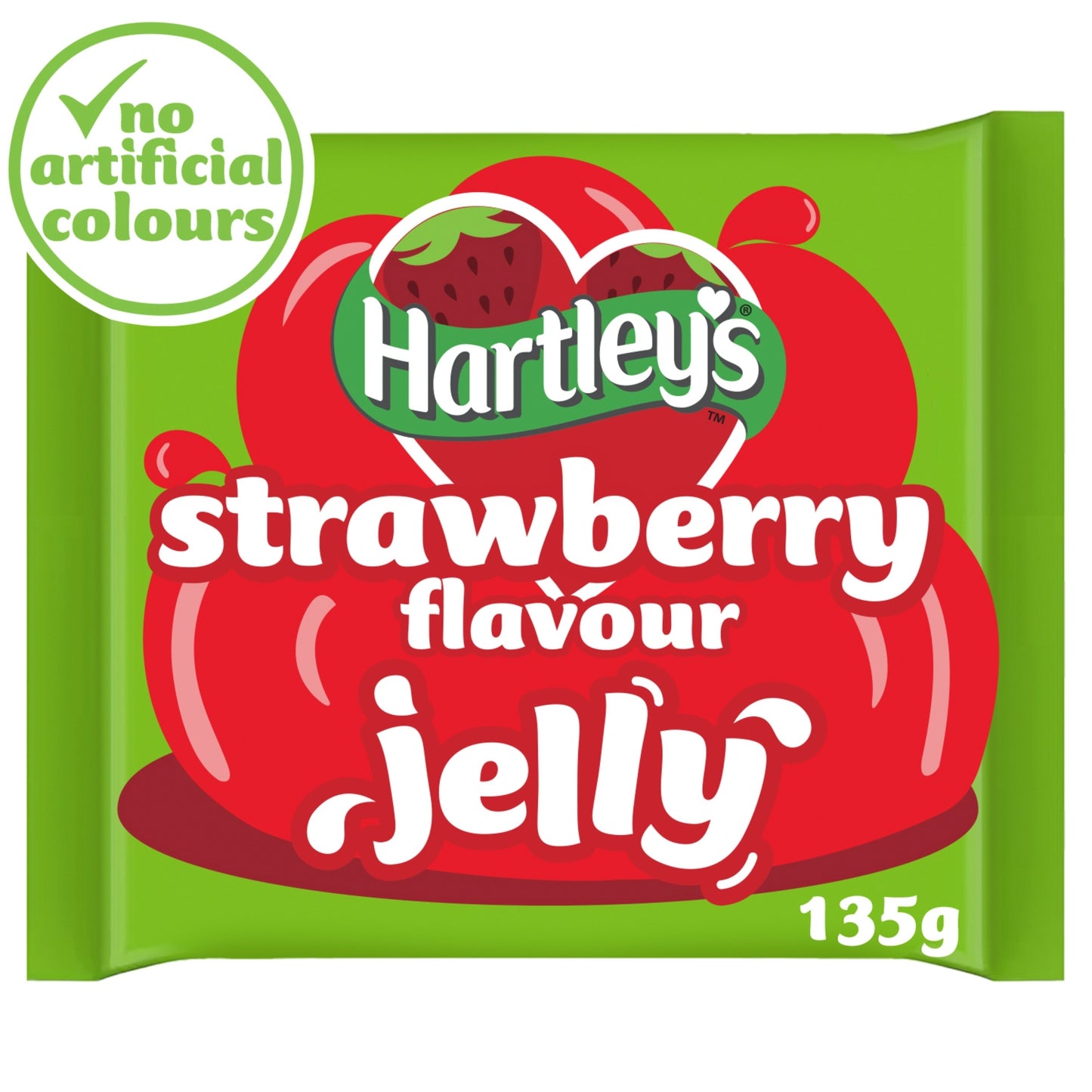 Hartley's Strawberry Flavour Tablet Jelly 135g