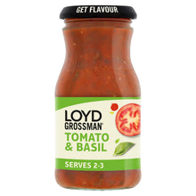 Loyd Grossman Tomato & Basil Pasta Sauce Jar 350g