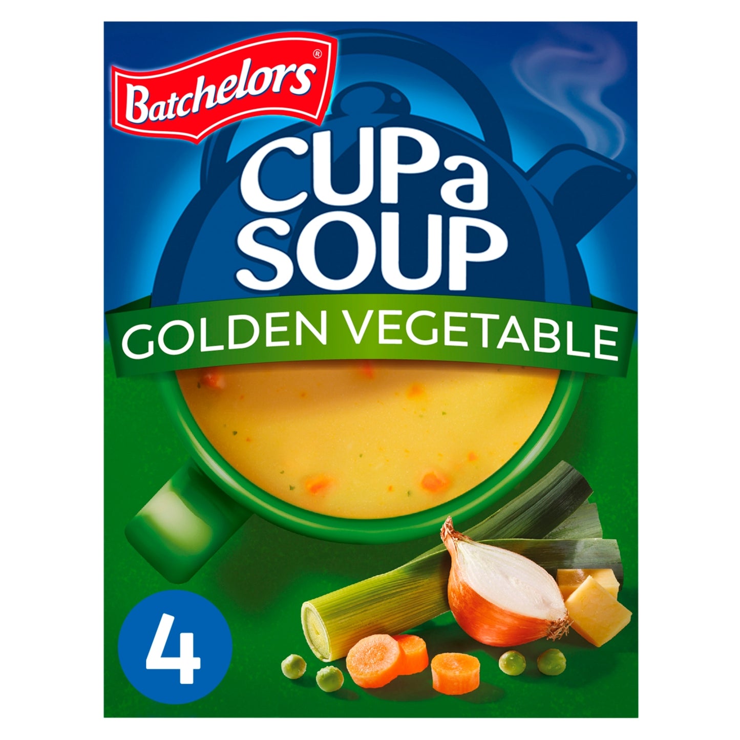 Batchelors Cup a Soup Golden Vegetable Soup 4 Instant Soup Sachets 82g