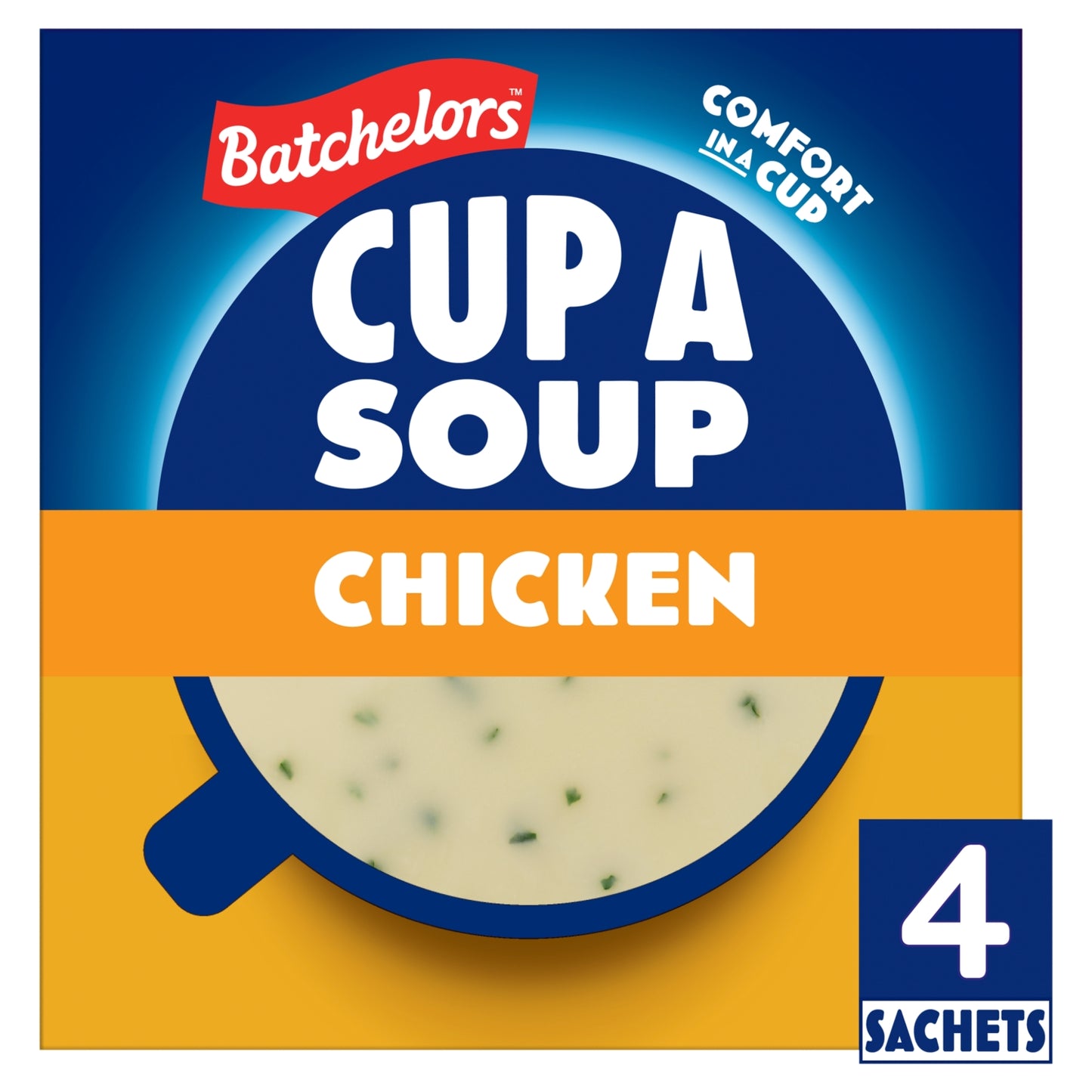 Batchelors Cup a Soup Chicken 4 Instant Soup Sachets 81g
