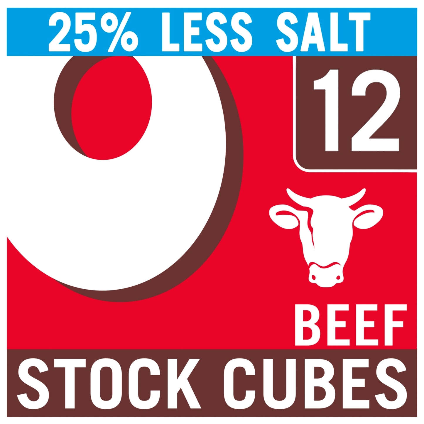 Oxo 12 Reduced Salt Beef Stock Cubes 71g