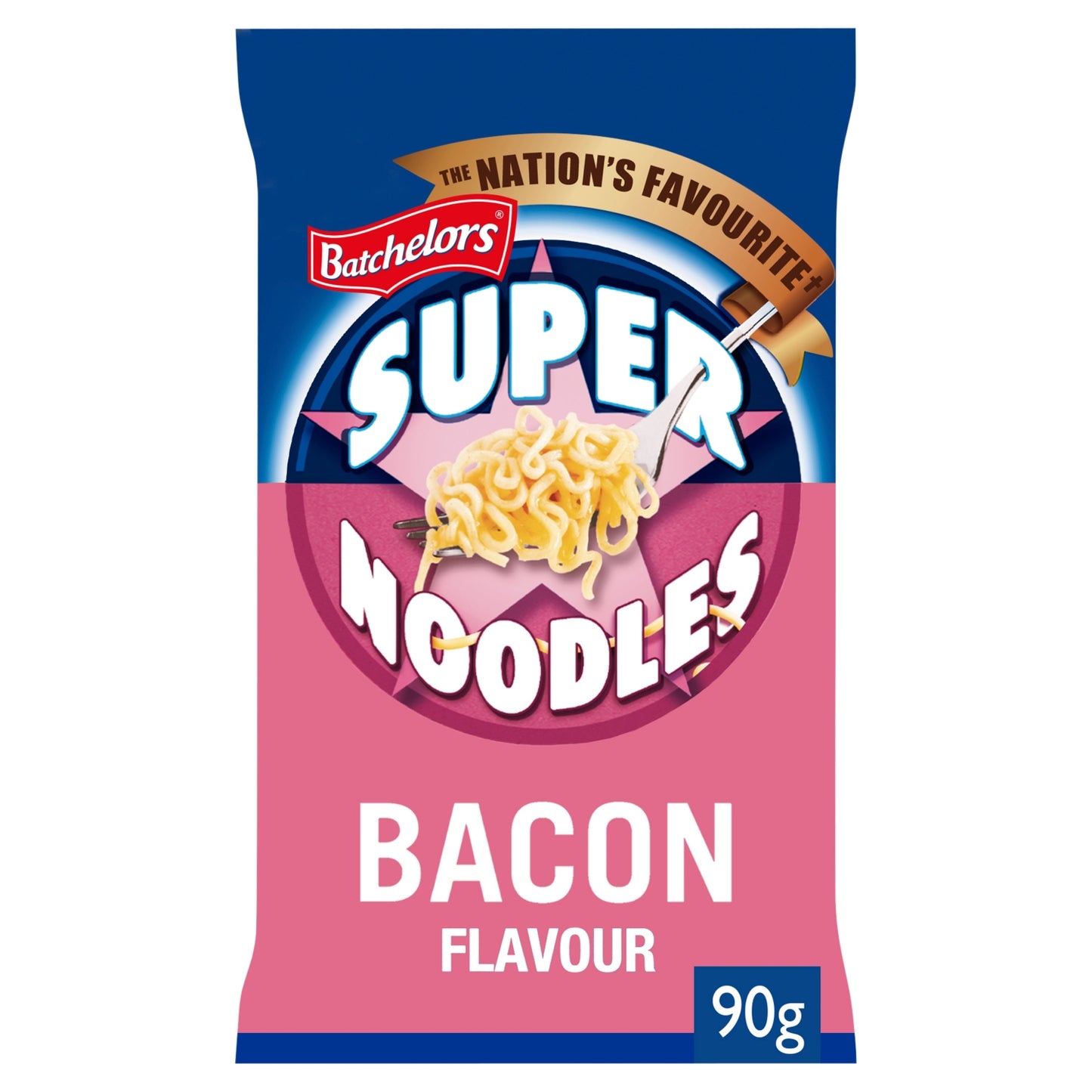 Batchelors Super Noodles Bacon Noodle Block 90g