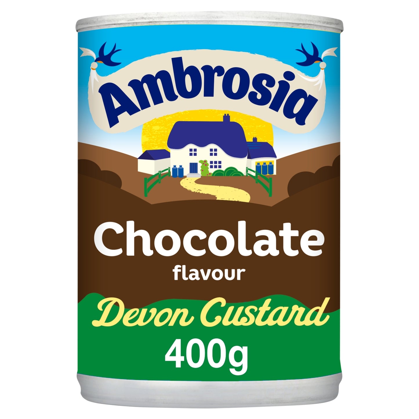 Ambrosia Chocolate Custard Dessert Can 400g