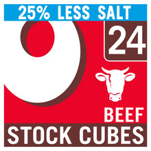 Oxo Oxo 24 Reduced Salt Beef Stock Cubes 142g