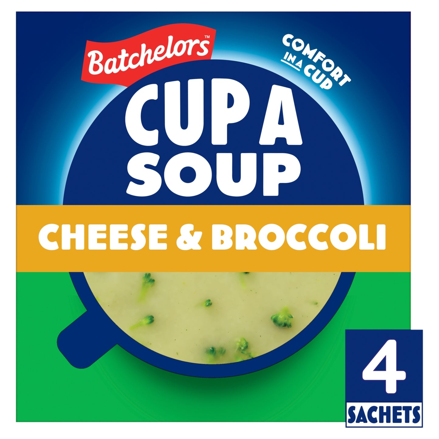 Batchelors Cup a Soup Cheese & Broccoli 4 Sachets 92g