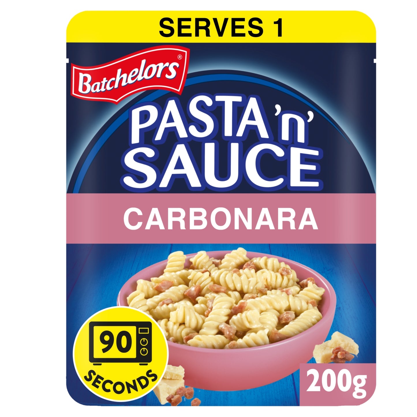 Batchelors Pasta 'n' Sauce Microwave Ready Meal Carbonara Pasta 200g