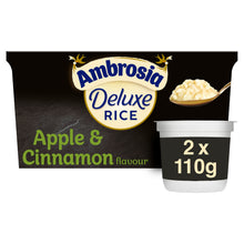 Ambrosia Deluxe Apple & Cinnamon Rice Pudding Dessert Snack Pots 2 x 110g