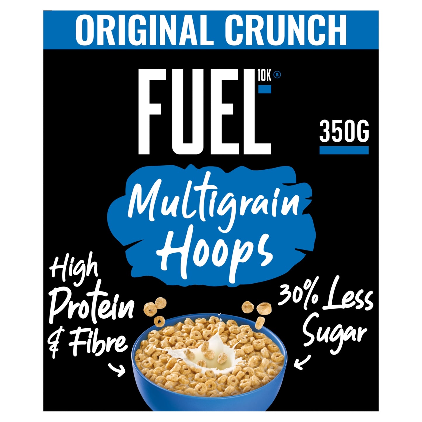 Fuel Original Multigrain Hoops High Protein Breakfast Cereal 350g