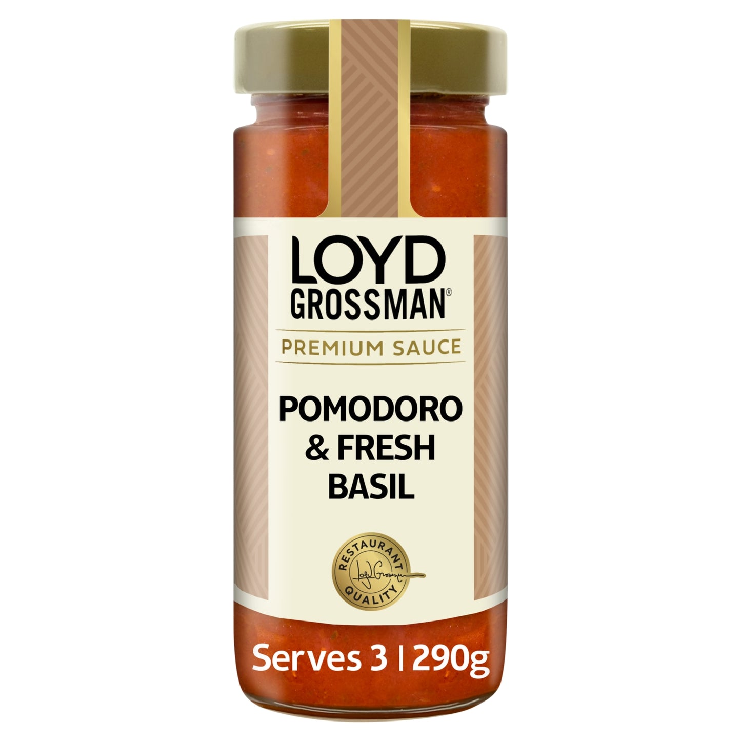 Loyd Grossman Pomodoro & Fresh Basil Tomato Pasta Sauce 290g