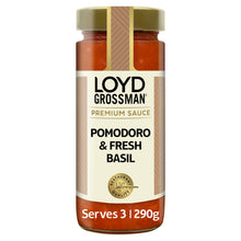 Loyd Grossman Pomodoro & Fresh Basil Tomato Pasta Sauce 290g