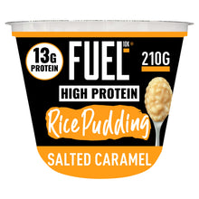 FUEL10K Salted Caramel Flavour High Protein Rice Pudding Dessert Snack Pot 210g