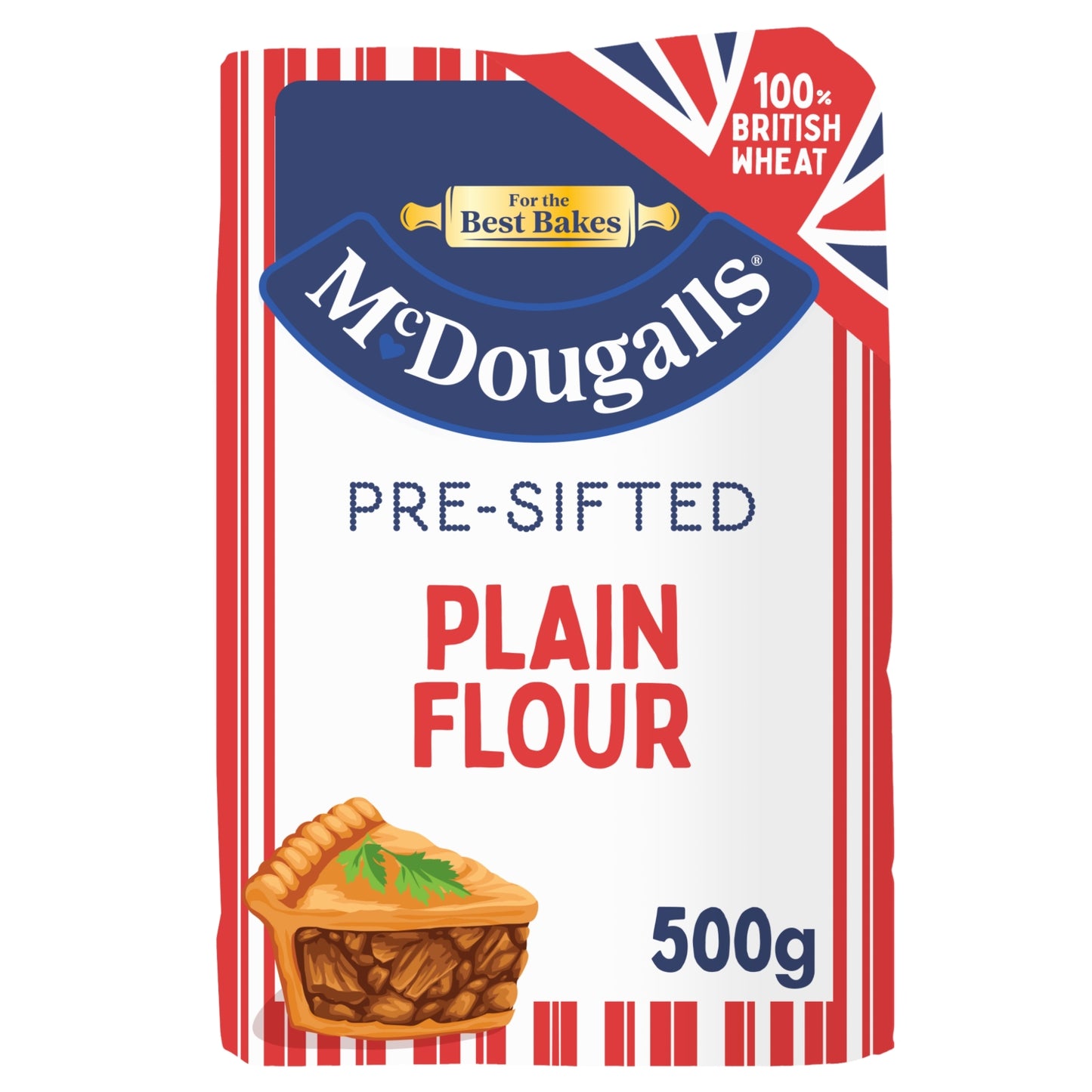 McDougalls Pre-Sifted Plain Flour 500g